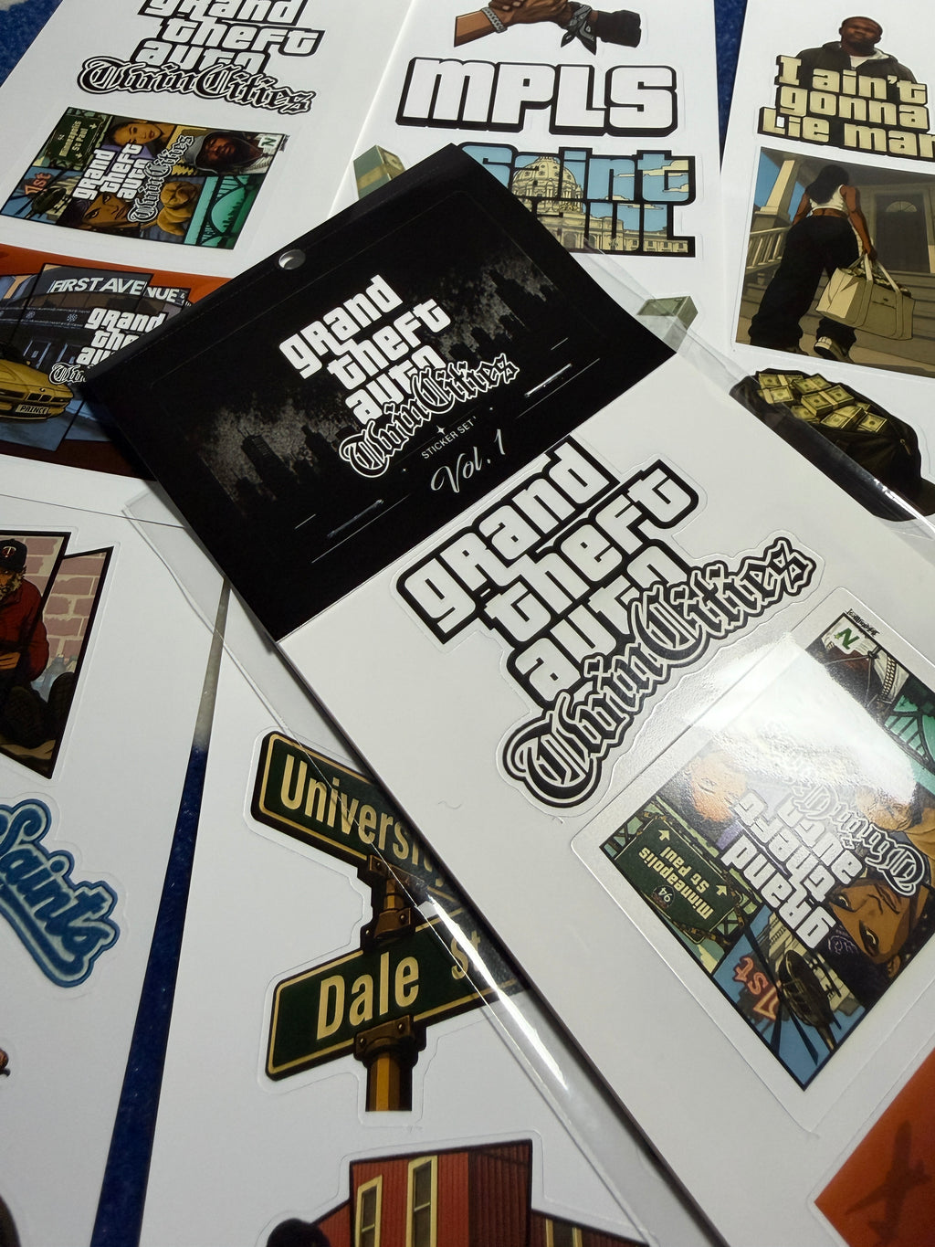 Twin Cities Sticker Set